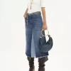 Borsa Hobo piccola con bracciale in pelle martellata Borsa Hobo piccola con bracciale in pelle martellata