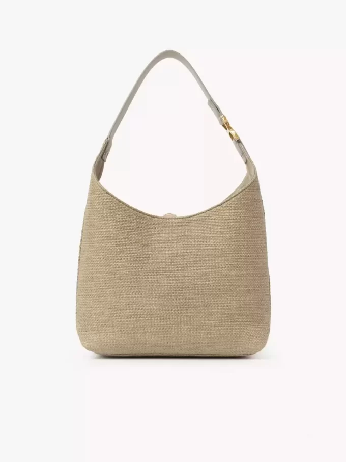 Borsa hobo piccola Marcie in fibre effetto rafia Borsa hobo piccola Marcie in fibre effetto rafia