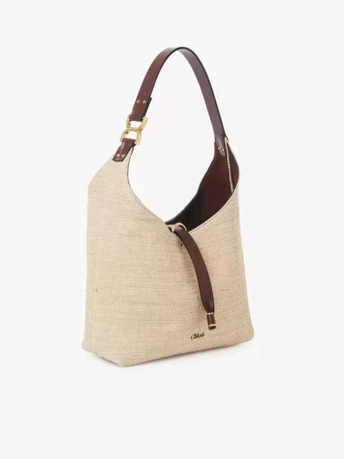 Borsa hobo piccola Marcie in fibre effetto rafia Borsa hobo piccola Marcie in fibre effetto rafia