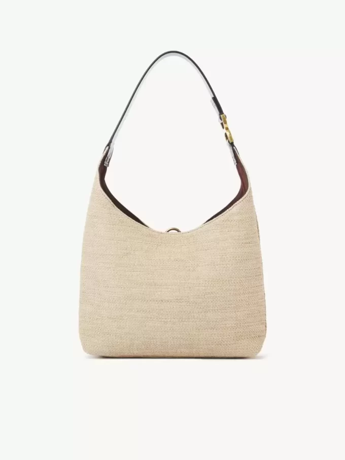 Borsa hobo piccola Marcie in fibre effetto rafia Borsa hobo piccola Marcie in fibre effetto rafia