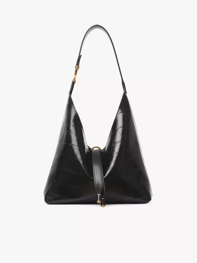 Borsa hobo piccola Marcie in pelle effetto coccodrillo Borsa hobo piccola Marcie in pelle effetto coccodrillo