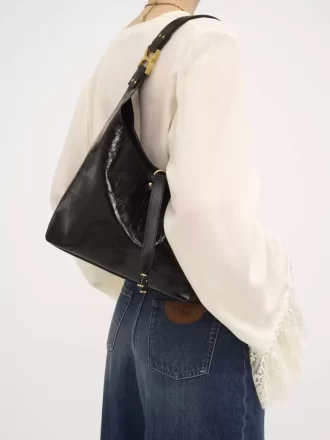 Borsa hobo piccola Marcie in pelle effetto coccodrillo Borsa hobo piccola Marcie in pelle effetto coccodrillo