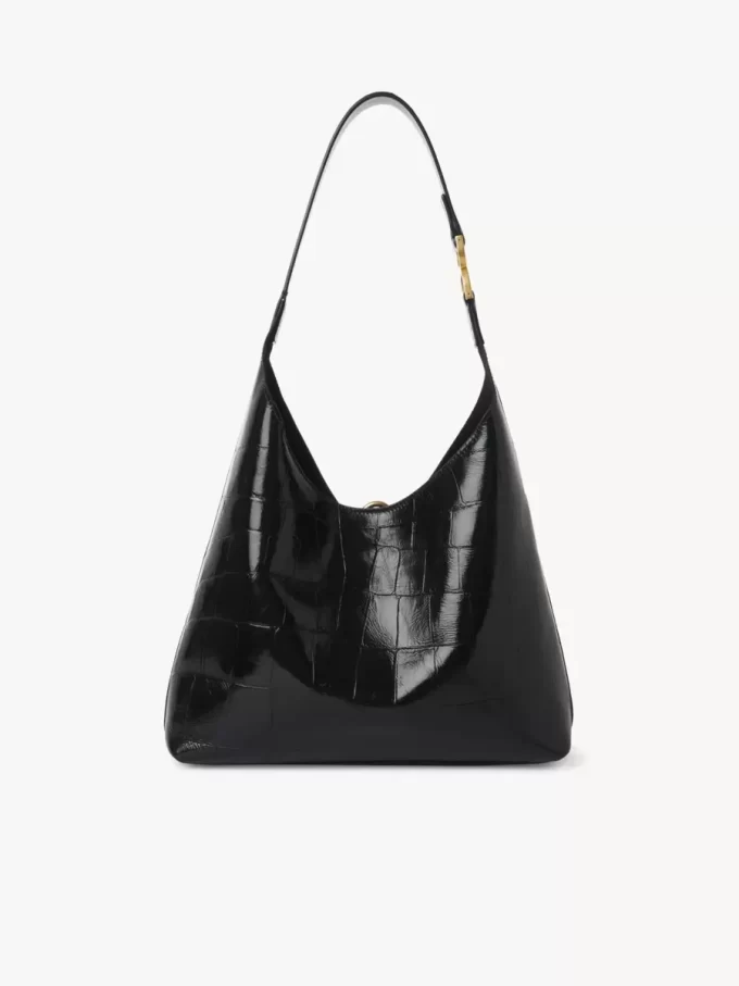 Borsa hobo piccola Marcie in pelle effetto coccodrillo Borsa hobo piccola Marcie in pelle effetto coccodrillo