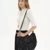 Borsa Hobo Small Bracelet in pelle con frange Borsa Hobo Small Bracelet in pelle con frange