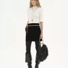 Borsa Hobo Small Bracelet in pelle con frange Borsa Hobo Small Bracelet in pelle con frange