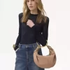 Borsa Hobo Small Snake Bracelet in pelle martellata Borsa Hobo Small Snake Bracelet in pelle martellata