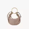 Borsa Hobo Small Snake Bracelet in pelle martellata Borsa Hobo Small Snake Bracelet in pelle martellata