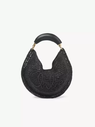 Borsa hobo Summer Banana in rafia