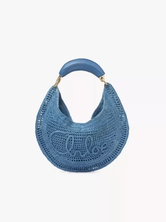 Borsa hobo Summer Banana in rafia