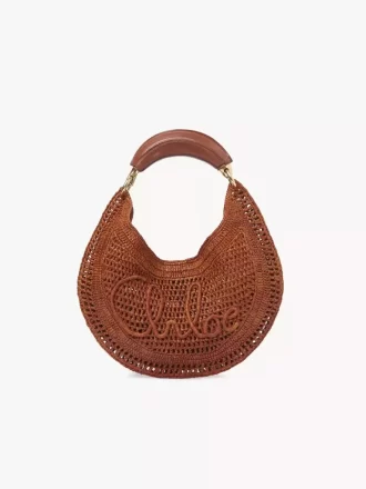 Borsa hobo Summer Banana in rafia