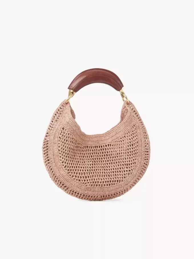 Borsa hobo Summer Banana in rafia Borsa hobo Summer Banana in rafia