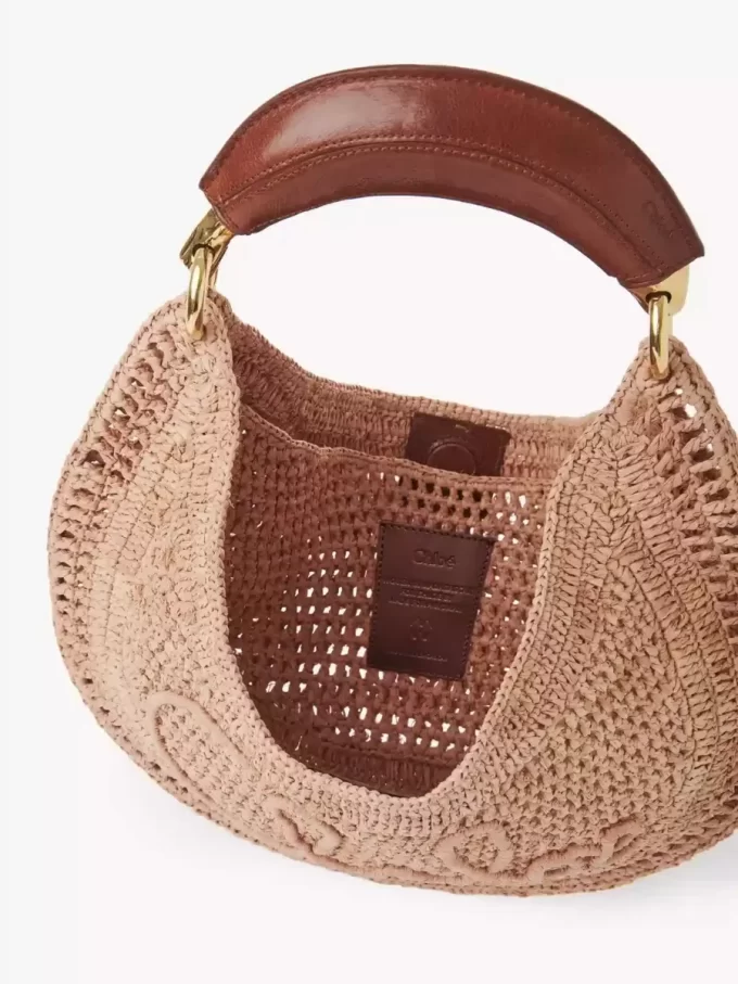 Borsa hobo Summer Banana in rafia Borsa hobo Summer Banana in rafia
