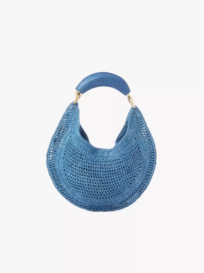 Borsa hobo Summer Banana in rafia Borsa hobo Summer Banana in rafia