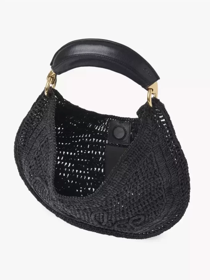 Borsa hobo Summer Banana in rafia Borsa hobo Summer Banana in rafia