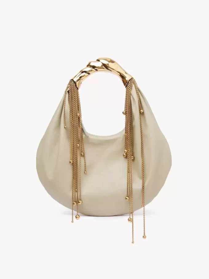 Borsa hobo Twisted Shell in pelle lucida Borsa hobo Twisted Shell in pelle lucida