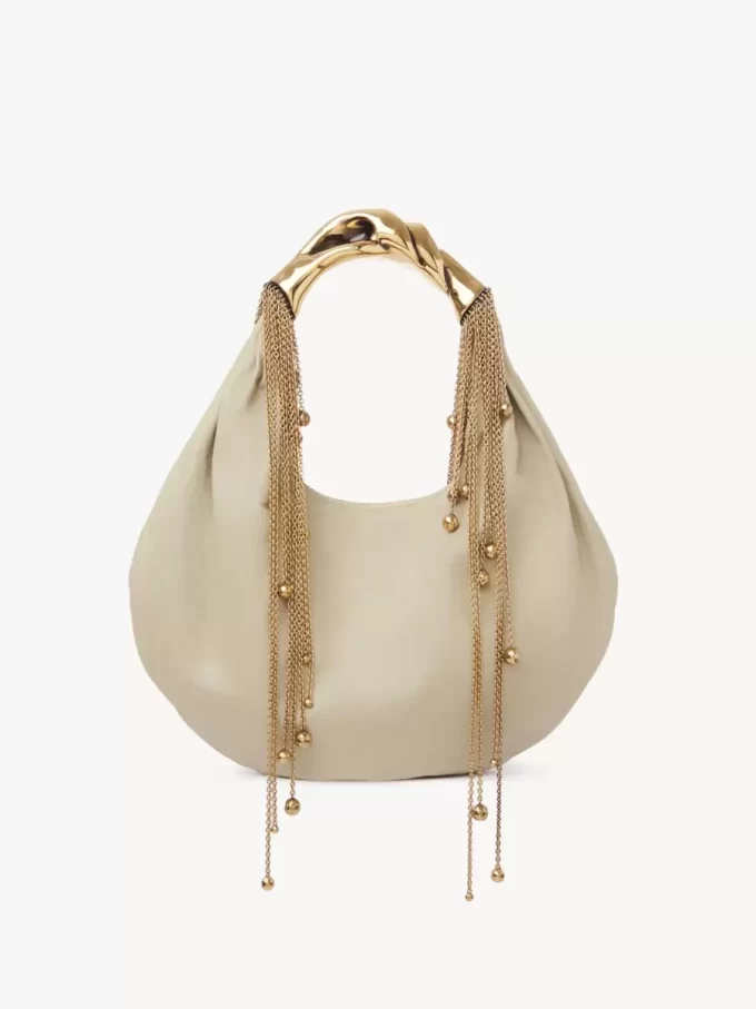 Borsa hobo Twisted Shell in pelle lucida Borsa hobo Twisted Shell in pelle lucida