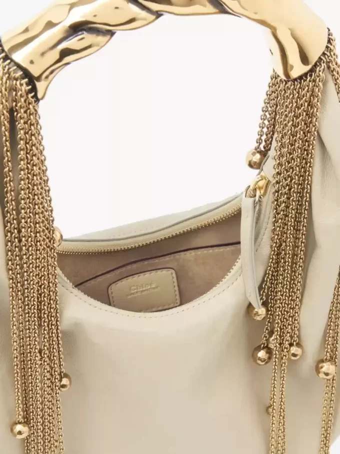 Borsa hobo Twisted Shell in pelle lucida Borsa hobo Twisted Shell in pelle lucida