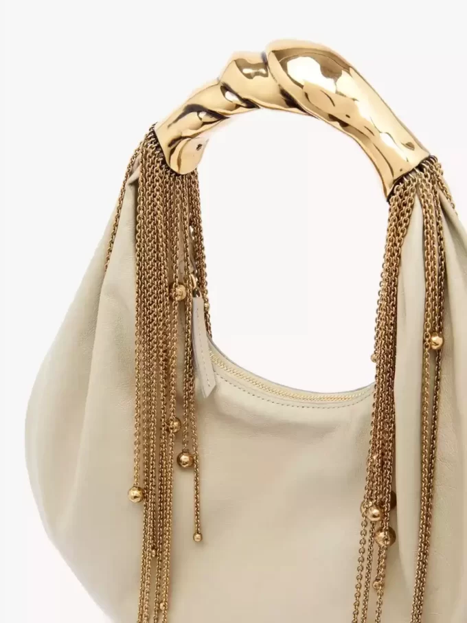Borsa hobo Twisted Shell in pelle lucida Borsa hobo Twisted Shell in pelle lucida