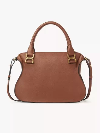 Borsa Marcie in pelle granata