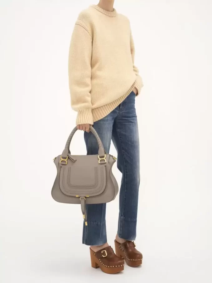 Borsa Marcie in pelle granata Borsa Marcie in pelle granata