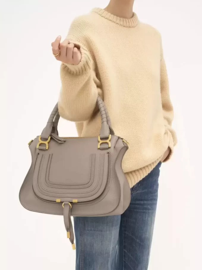 Borsa Marcie in pelle granata Borsa Marcie in pelle granata
