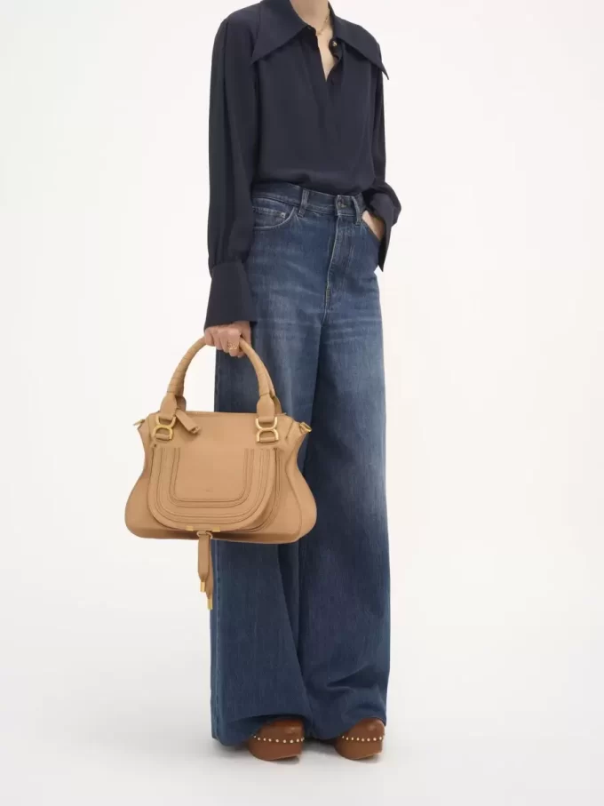 Borsa Marcie in pelle granata Borsa Marcie in pelle granata