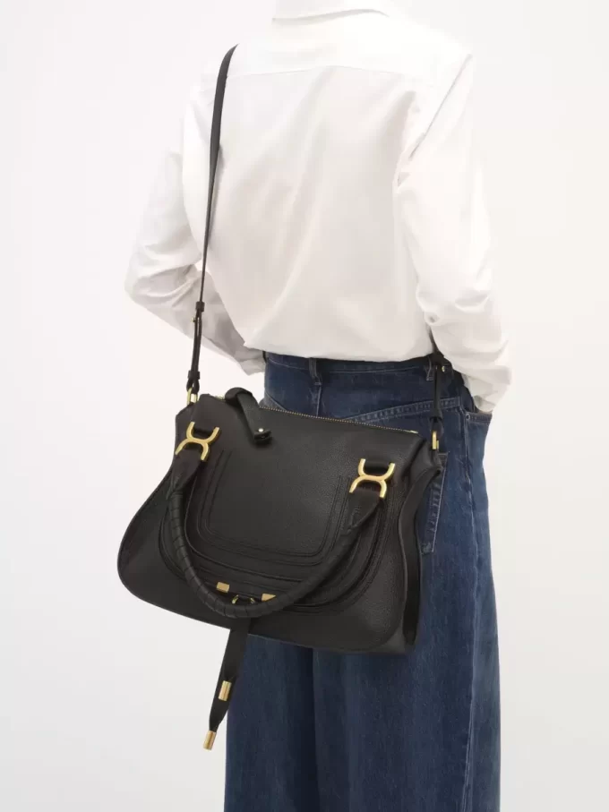 Borsa Marcie in pelle granata Borsa Marcie in pelle granata