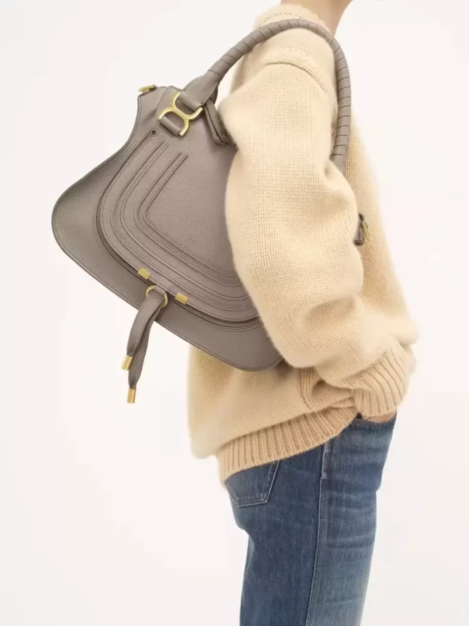 Borsa Marcie in pelle granata Borsa Marcie in pelle granata