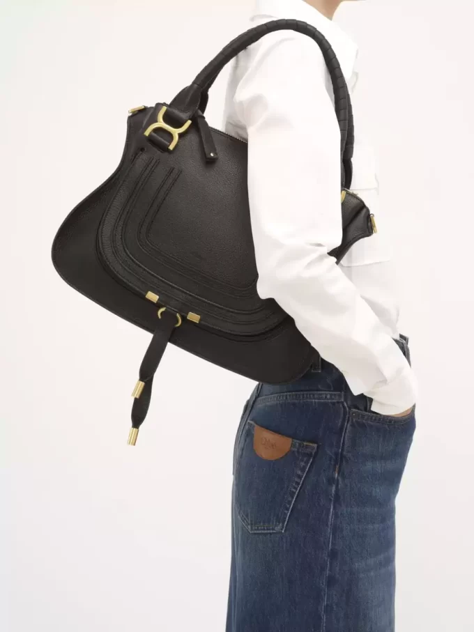 Borsa Marcie in pelle granata Borsa Marcie in pelle granata