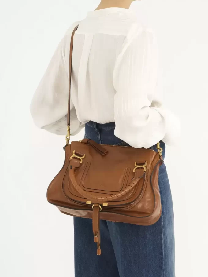 Borsa Marcie in pelle lucida Borsa Marcie in pelle lucida