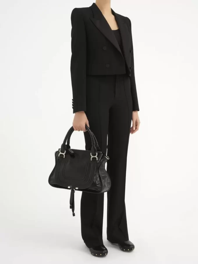 Borsa Marcie in pelle lucida Borsa Marcie in pelle lucida