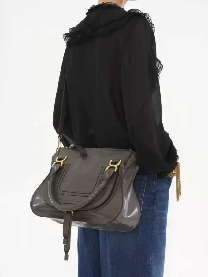 Borsa Marcie in pelle lucida Borsa Marcie in pelle lucida