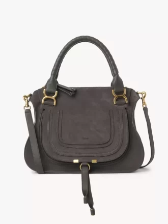 Borsa Marcie in pelle scamosciata
