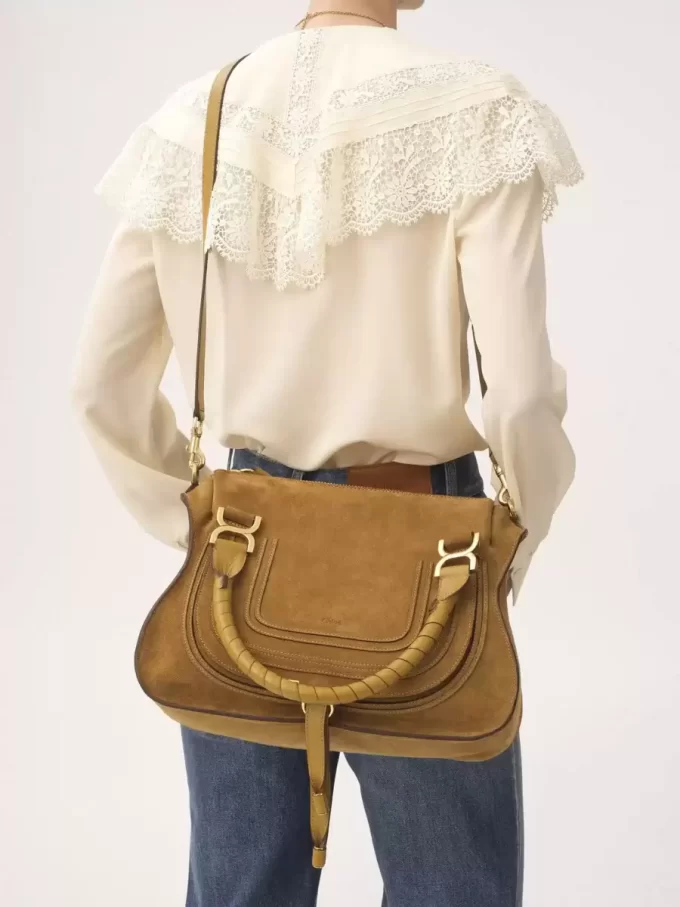 Borsa Marcie in pelle scamosciata Borsa Marcie in pelle scamosciata