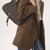 Borsa Marcie in pelle scamosciata Borsa Marcie in pelle scamosciata