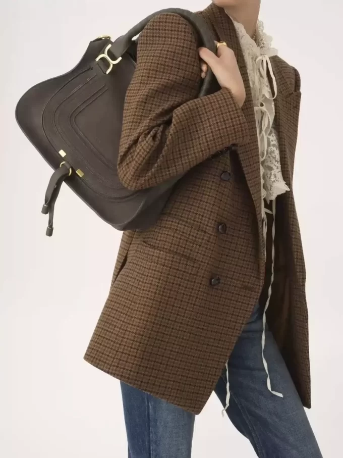 Borsa Marcie in pelle scamosciata Borsa Marcie in pelle scamosciata