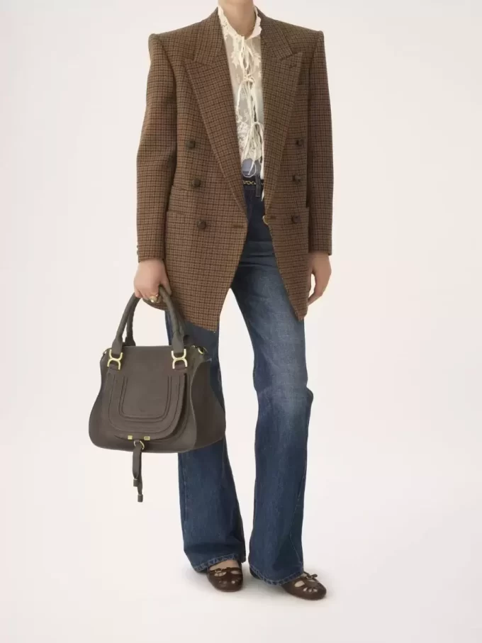 Borsa Marcie in pelle scamosciata Borsa Marcie in pelle scamosciata
