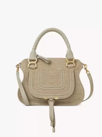 Borsa Marcie piccola in fibre effetto rafia