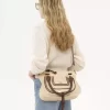 Borsa Marcie piccola in fibre effetto rafia Borsa Marcie piccola in fibre effetto rafia