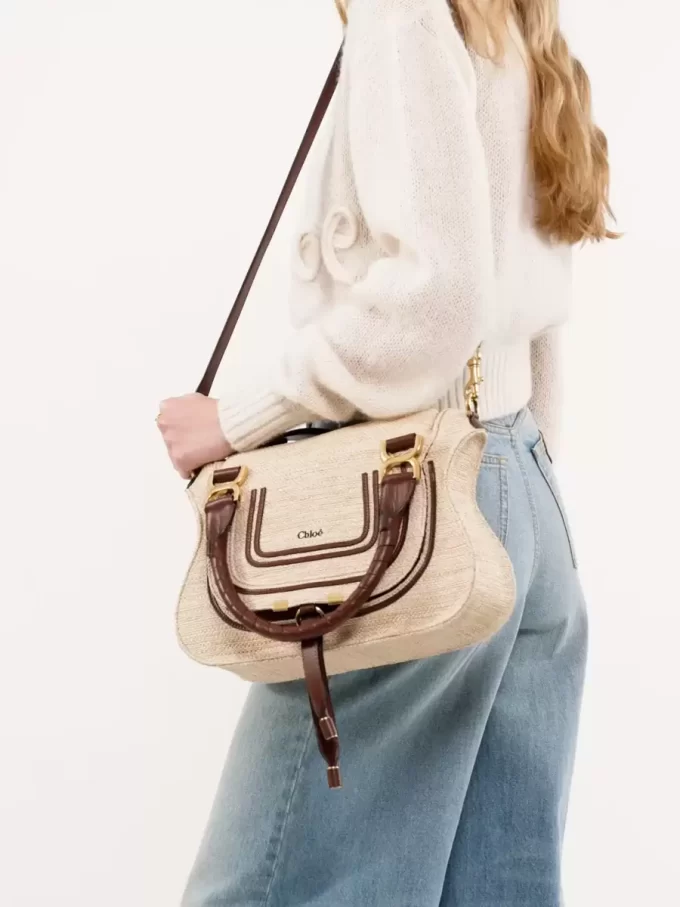 Borsa Marcie piccola in fibre effetto rafia Borsa Marcie piccola in fibre effetto rafia