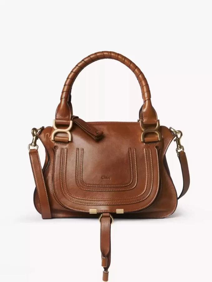 Borsa Marcie piccola in pelle lucida Borsa Marcie piccola in pelle lucida