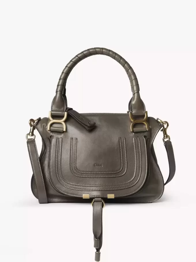 Borsa Marcie piccola in pelle lucida Borsa Marcie piccola in pelle lucida