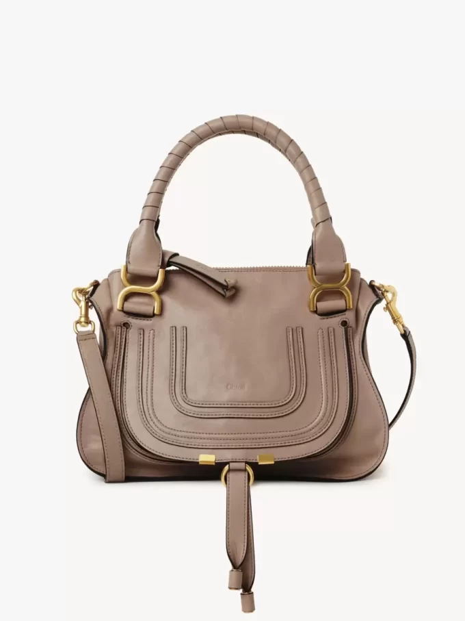 Borsa Marcie piccola in pelle lucida Borsa Marcie piccola in pelle lucida
