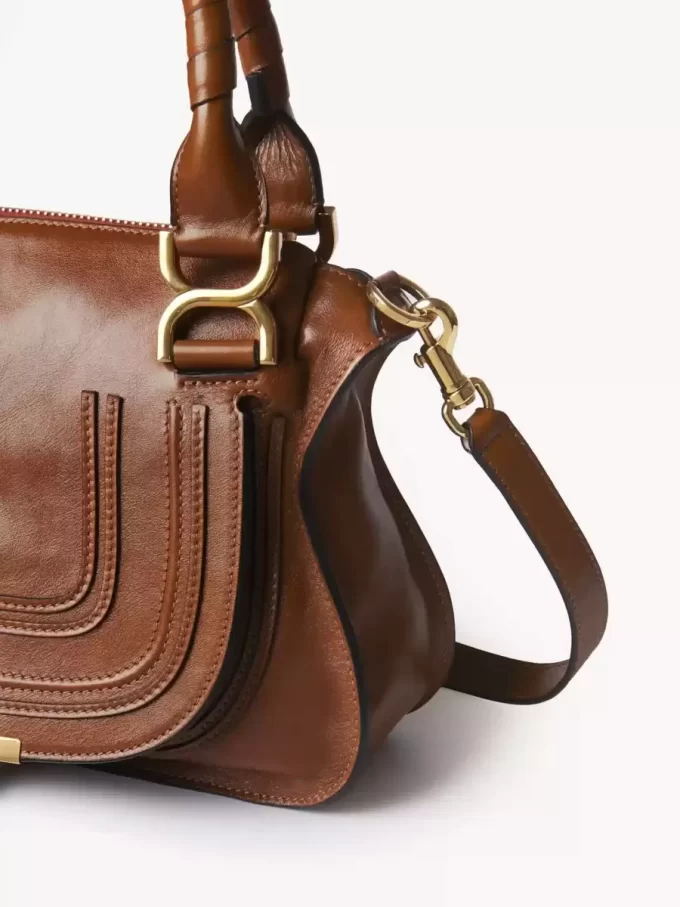 Borsa Marcie piccola in pelle lucida Borsa Marcie piccola in pelle lucida