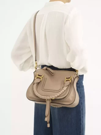 Borsa Marcie piccola in pelle lucida