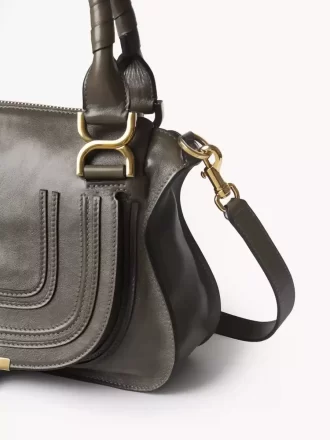 Borsa Marcie piccola in pelle lucida