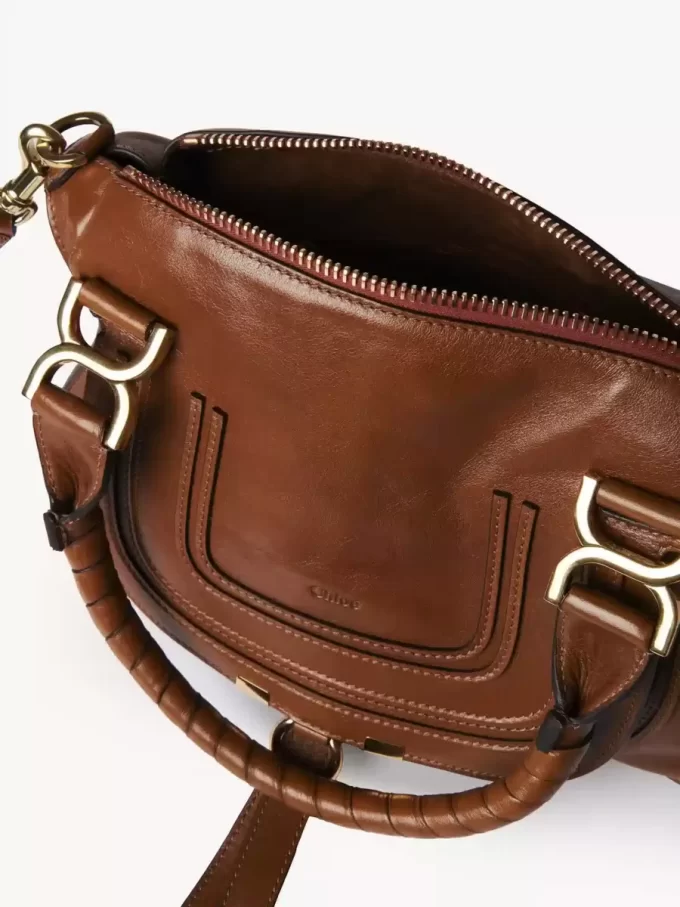 Borsa Marcie piccola in pelle lucida Borsa Marcie piccola in pelle lucida
