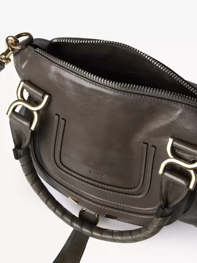 Borsa Marcie piccola in pelle lucida Borsa Marcie piccola in pelle lucida
