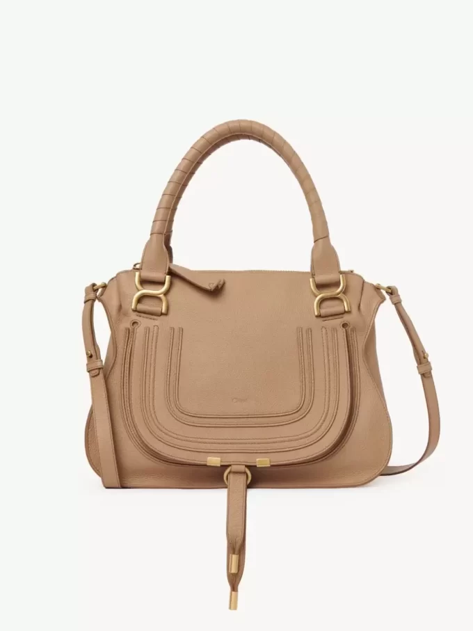Borsa Marcie piccola in pelle martellata