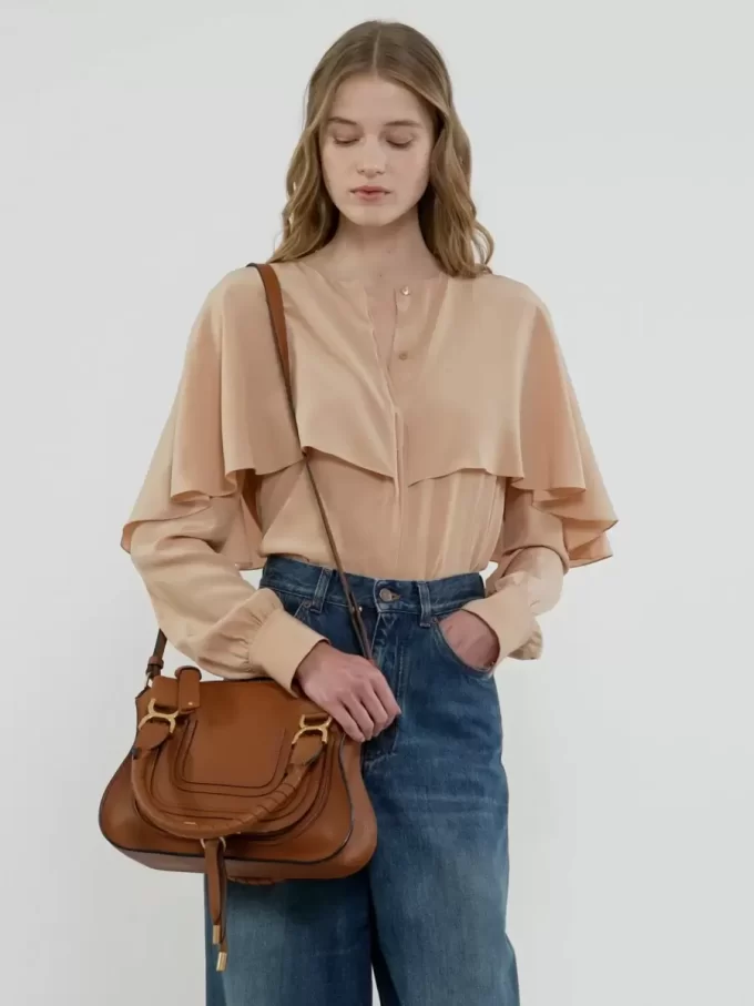 Borsa Marcie piccola in pelle martellata Borsa Marcie piccola in pelle martellata